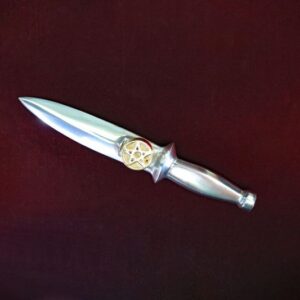 Athame with bas-relief Pentacle