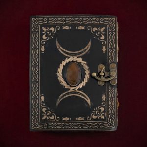 Triple Moon Leather-bound Journal