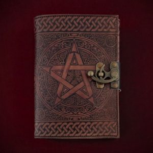 Celtic Pentacle Leather-bound Journal