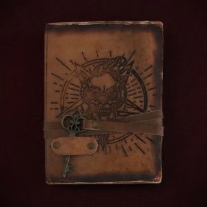 Skull & Serpent Leather-bound Journal