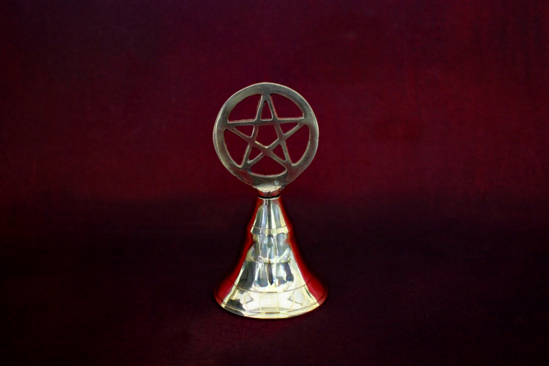 Altar_Bell+Pentacle-top_Brass (4) #3.