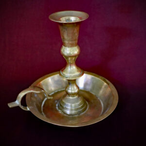 Vintage Candle Holder 'Tall Chamberstick'
