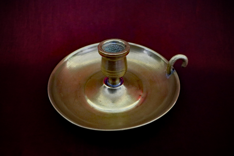 Altar_Candleholder-1-Base+Holder-sml-Brass (2)H6D16-pd15 #2