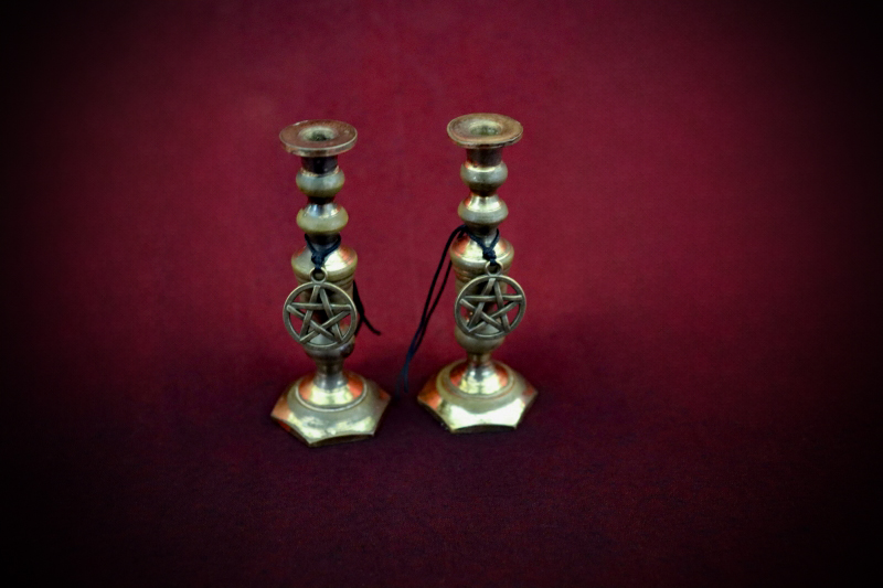 Altar_Candleholder-1-Pair-Tiny-Brass (2) #14