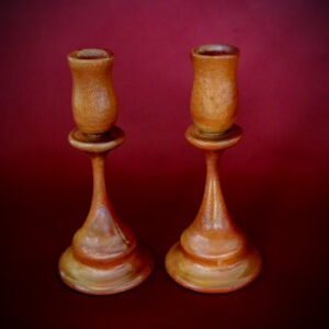 Vintage Candle Holders 'Rosewood Candlesticks'