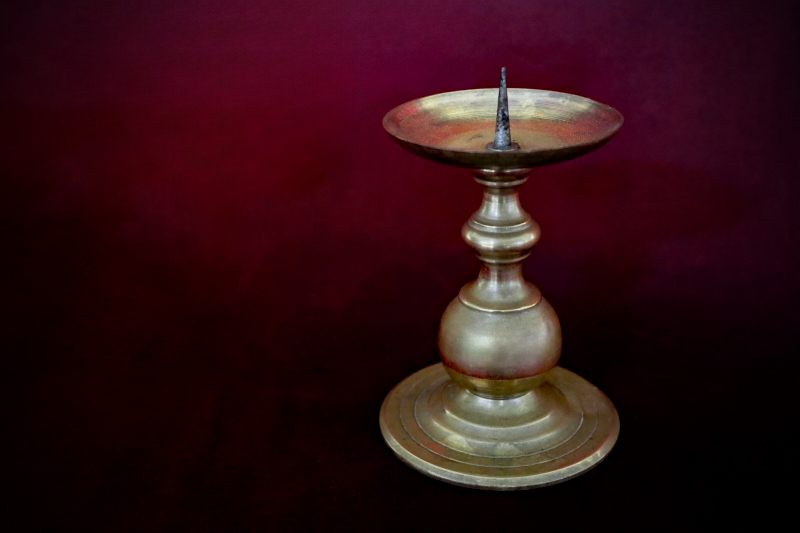 Altar_Candleholder-1-Spike-Brass #19