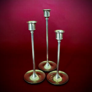 Vintage Candle Holders 'Trio Tapersticks'