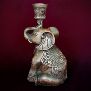 Vintage Candle Holder 'Elephant'