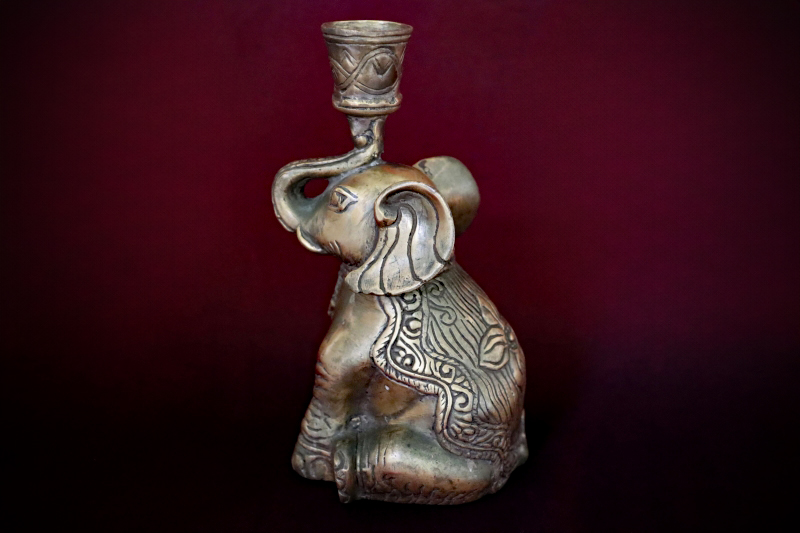 Altar_Candleholder-Elephant-Brass (1a) #28 (1)