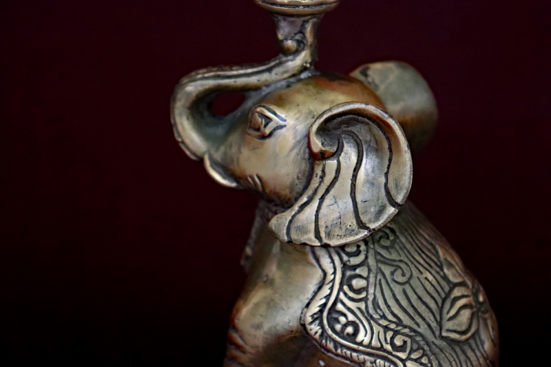 Altar_Candleholder-Elephant-Brass (1a) #28 (3)