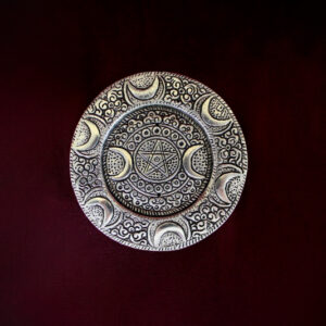Triple Moon Pentacle Offering Plate