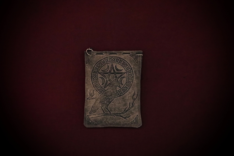 P.Supplies_Pouch-Leather_Raven+Pentacle-web (1)