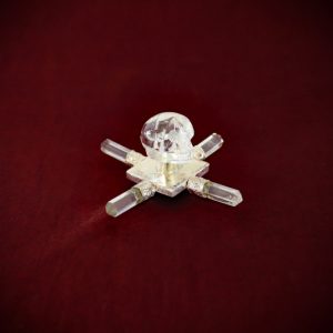 Clear Quartz Skull Energy Generator