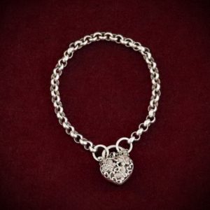 Butterfly Heart Locket & Bracelet