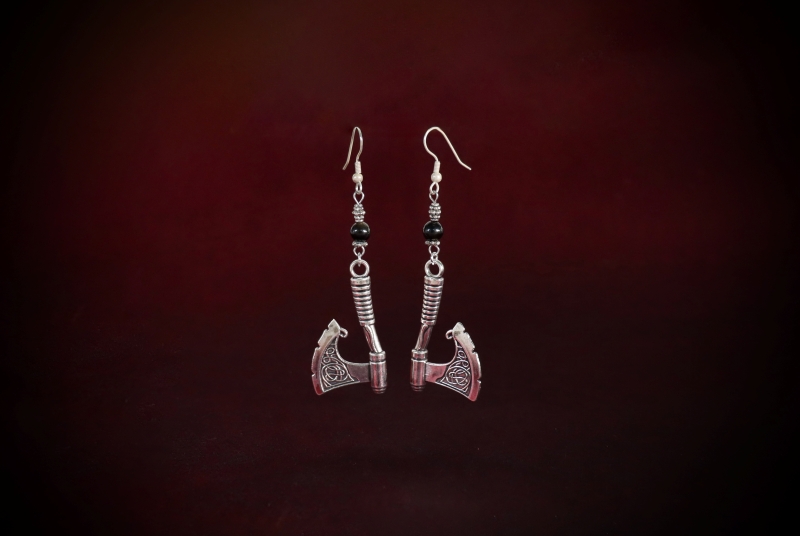 Jewellery_Earring#01-Alloy-Axe+Blk-Obs-web (1)