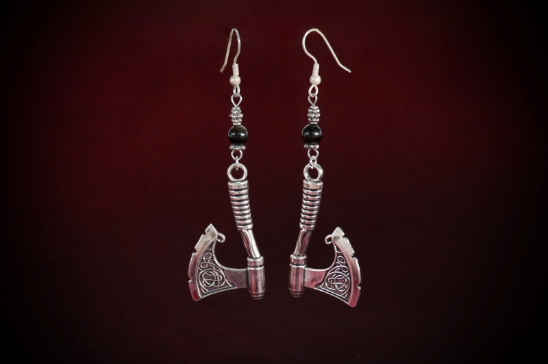 Jewellery_Earring#01-Alloy-Axe+Blk-Obs-web (2)