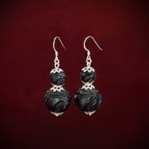 Jet Earrings ~ 05