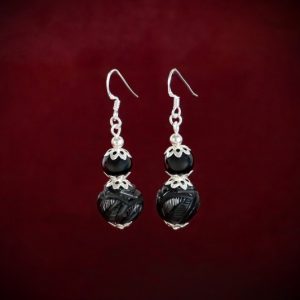 Jet Earrings ~ 06