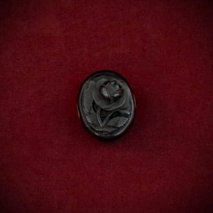 Jet Brooch 'Rose'