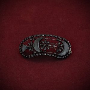 French Jet Hair Barrette