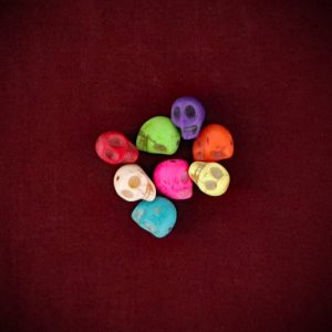 Howlite Skull Beads