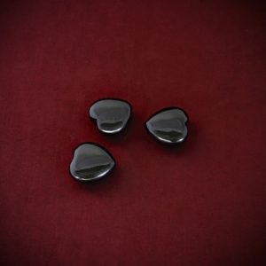 Black Obsidian Crystal Heart