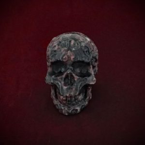 Garnet Crystal Skull ‘Ornate’ 