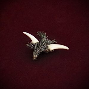 Hunting Trophy ‘Fox Canine Brooch’