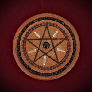 Crystal Grid ‘Black Obsidian Clear Quartz’ No.01