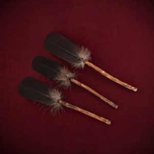 Feather Wand ‘Elder + Turkey’