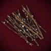 Shop Dried Pussy Willow Bare Stems curated by Gypsy Red Corpse. Perfect for wands, Imbolc altars, and protection spells. Get a 30-pack of 10-13cm stems now!