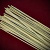 Dried Botanicals Wheatgrass Bare Stems—20 to 23cm lengths—displayed on a rich blood-red background by Gypsy Red Corpse.